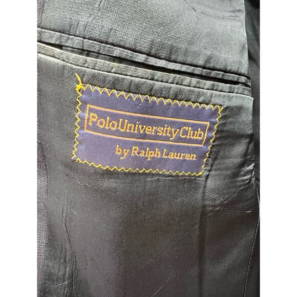 Vintage Polo Ralph Lauren University Club Viren Wool Mens Sport Jacket Size 40R - Picture 13 of 13